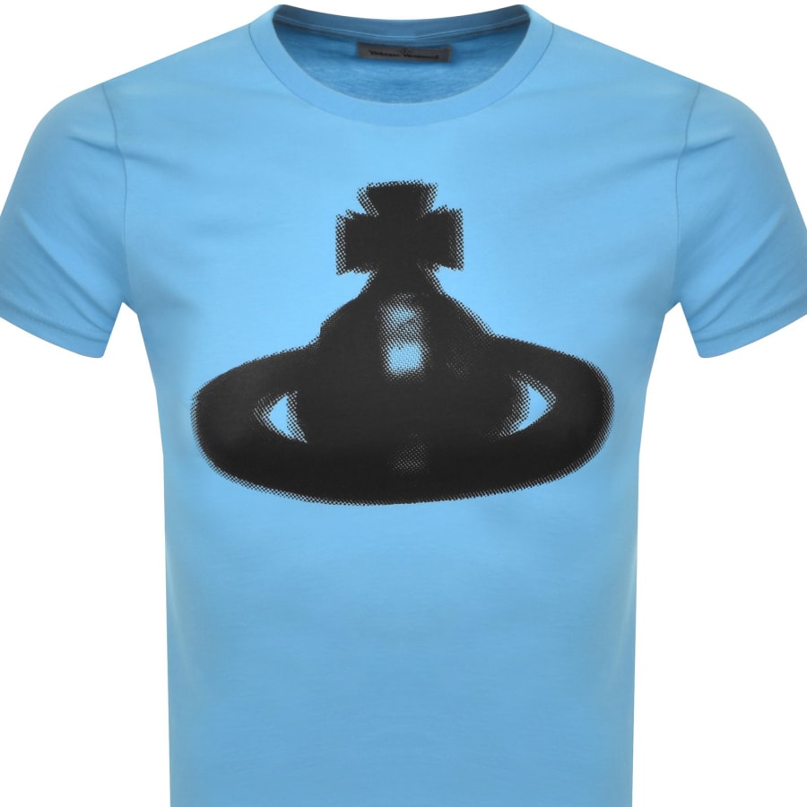 Vivienne Westwood Halftone Orb T Shirt Blue | Mainline